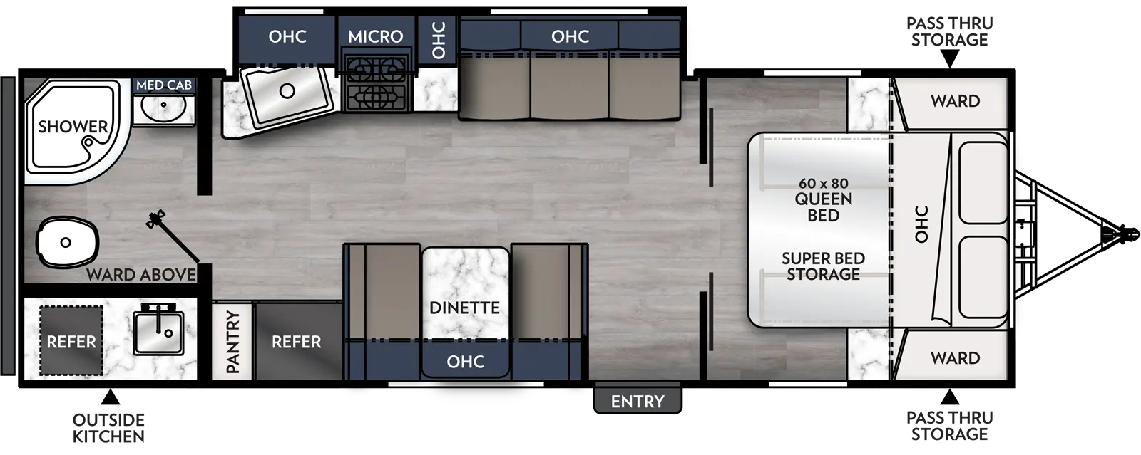 Apex Ultra Lite 251RBK Floorplan